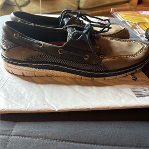 Men's Two-Tone Boat Shoes